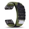 Ремінець нейлоновий для годинника Garmin 26 mm QuickFit тактичний Military (Green)