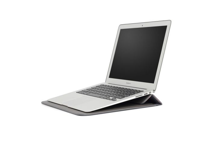 Чохол-конверт-підставка Leather PU для MacBook 13 (Серый)