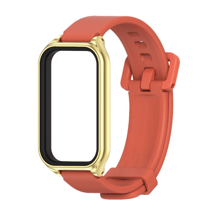 Ремінець силіконовий для Xiaomi Mi Smart Band 8 Active (Червоний)