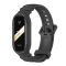Ремінець силіконовий MIJOAS для Miband 8/9 (Чорний)
