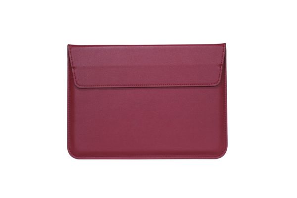 Чохол-конверт-підставка Leather PU для MacBook 13 (Бордовый)