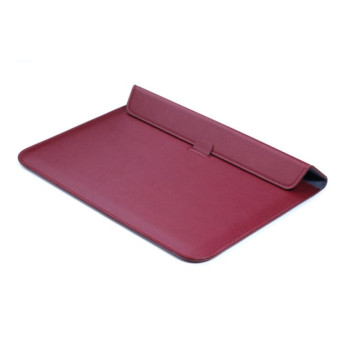 Чохол-конверт-підставка Leather PU для MacBook 13 (Бордовый)