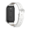 Ремінець шкіряний для Xiaomi Mi Smart Band 8 Active,  (Білий)