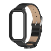 Ремінець шкіряний для Xiaomi Mi Smart Band 8 Active,  (Чорний)