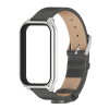 Ремінець шкіряний для Xiaomi Mi Smart Band 8 Active,  (Сірий)