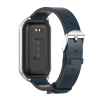 Ремінець шкіряний для Xiaomi Mi Smart Band 8 Active,  (Синій)