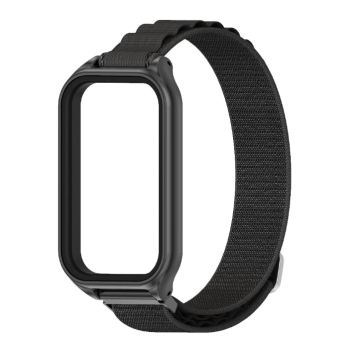 Ремінець Alpine loop для Xiaomi Mi Smart Band 8 Active (Чорний)