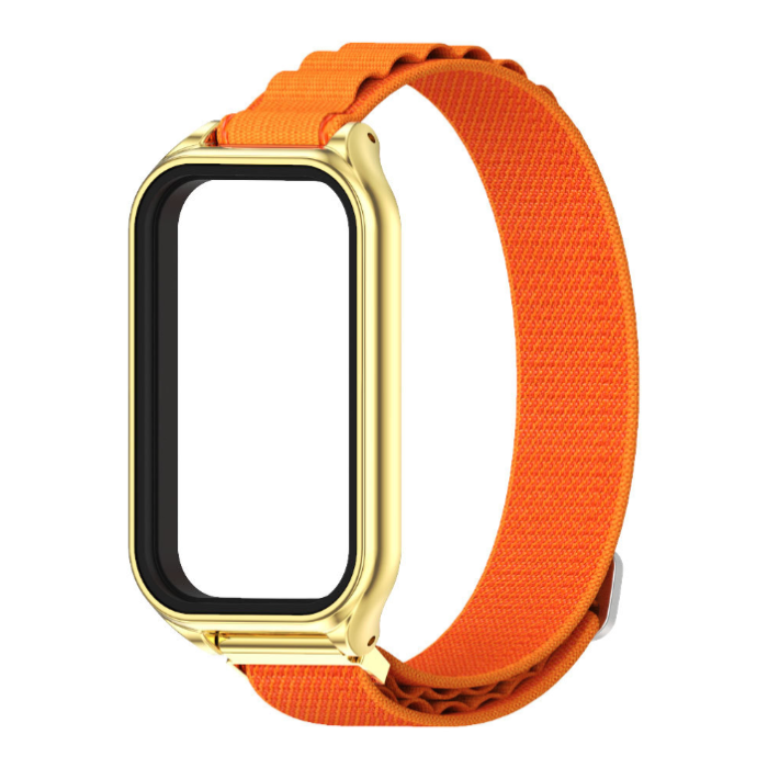 Ремінець Alpine loop для Xiaomi Mi Smart Band 8 Active (Помаранчевий)