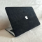 Чохол накладка на MacBook Pro 13  M1/M2/M3 ШКІРЯНИЙ (Чорний)