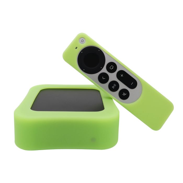 Силіконовий набір чохлів для Apple TV 4K 2022 / 3-го покоління (Apple TV 7) (Green)