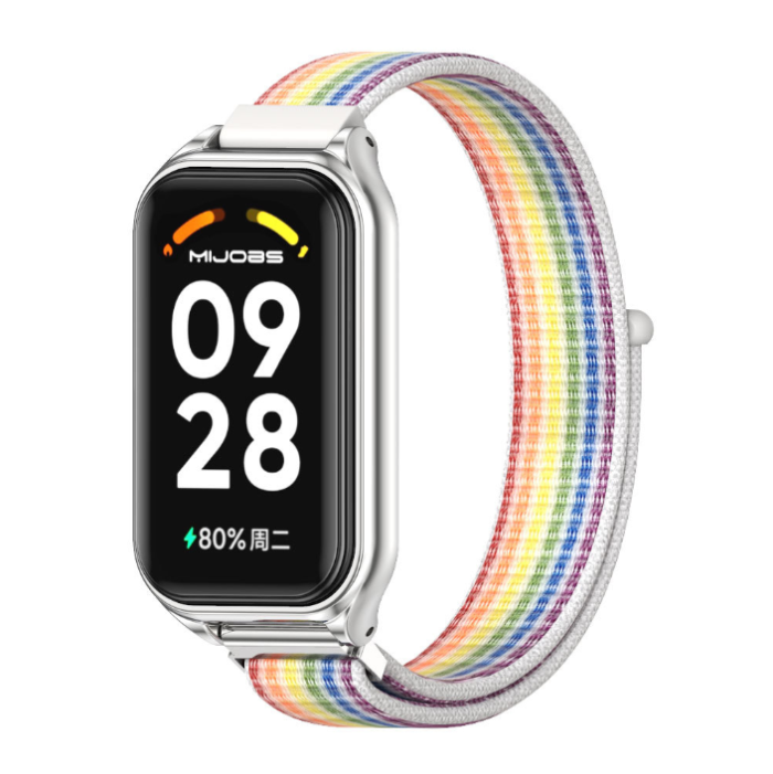 Ремінець тканинний для Xiaomi Mi Smart Band 8 Active (Різнокольоровий)