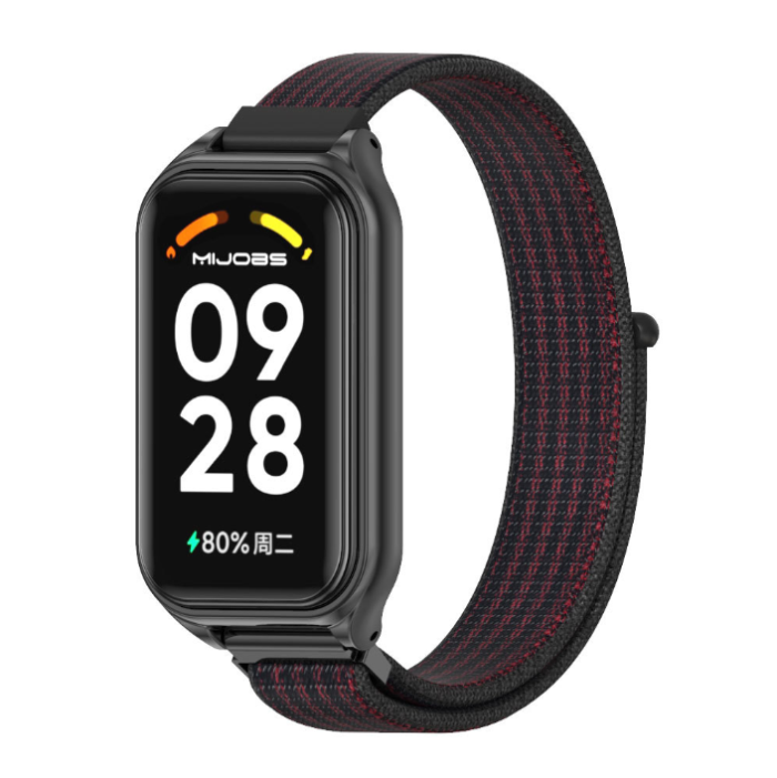Ремінець тканинний для Xiaomi Mi Smart Band 8 Active (Черный / Black)