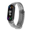 Силіконовий ремінець для браслета Xiaomi Mi Band 5/6/7 (Чорний)