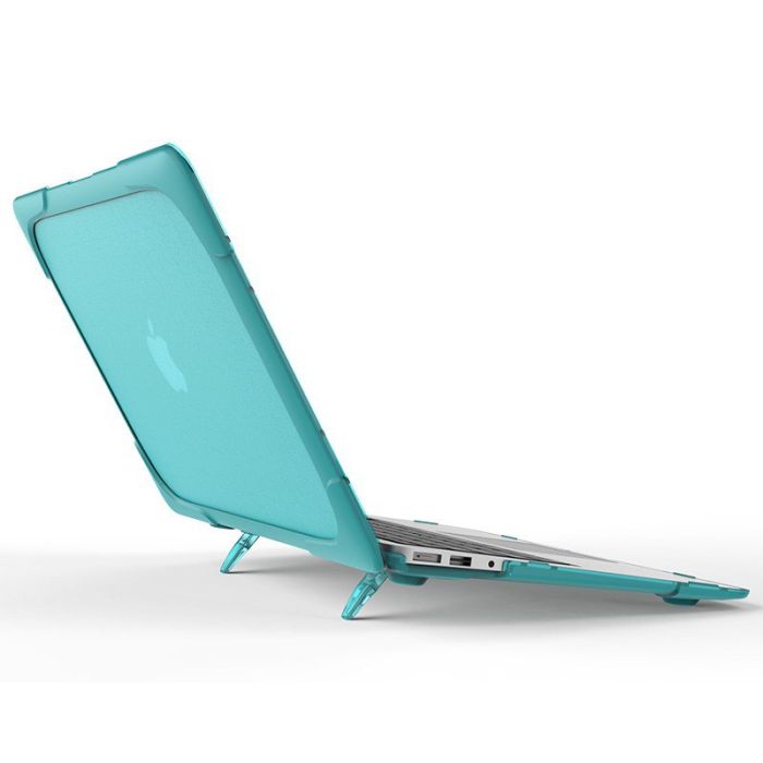 Протиударна накладка BlackPink для MacBook Air 2018-2020 Пластиковий, Фіолетовий (Бирюзовый)