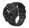 Силіконовий ремінець Armor Sport із захисним корпусом для Amazfit T-Rex 3 Pro, 22 мм (чорний)