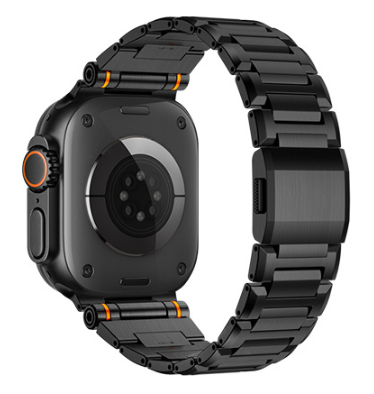 Металевий ремінець PG151 для Apple Watch 49/45/44 мм (Ultra / Series 11–1) (black)