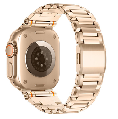 Металевий ремінець PG151 для Apple Watch 49/45/44 мм (Ultra / Series 11–1) (gold)