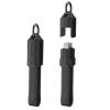 USB4.0 Type-C ↔ Type-C кабель-брелок (80Gbps, 240W) з кришкою (Чорний)