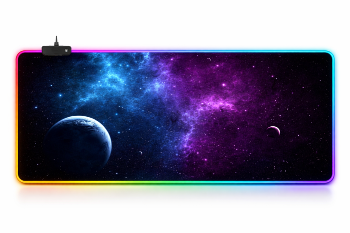LED килимок для мишки Космос 80х30см. (18)